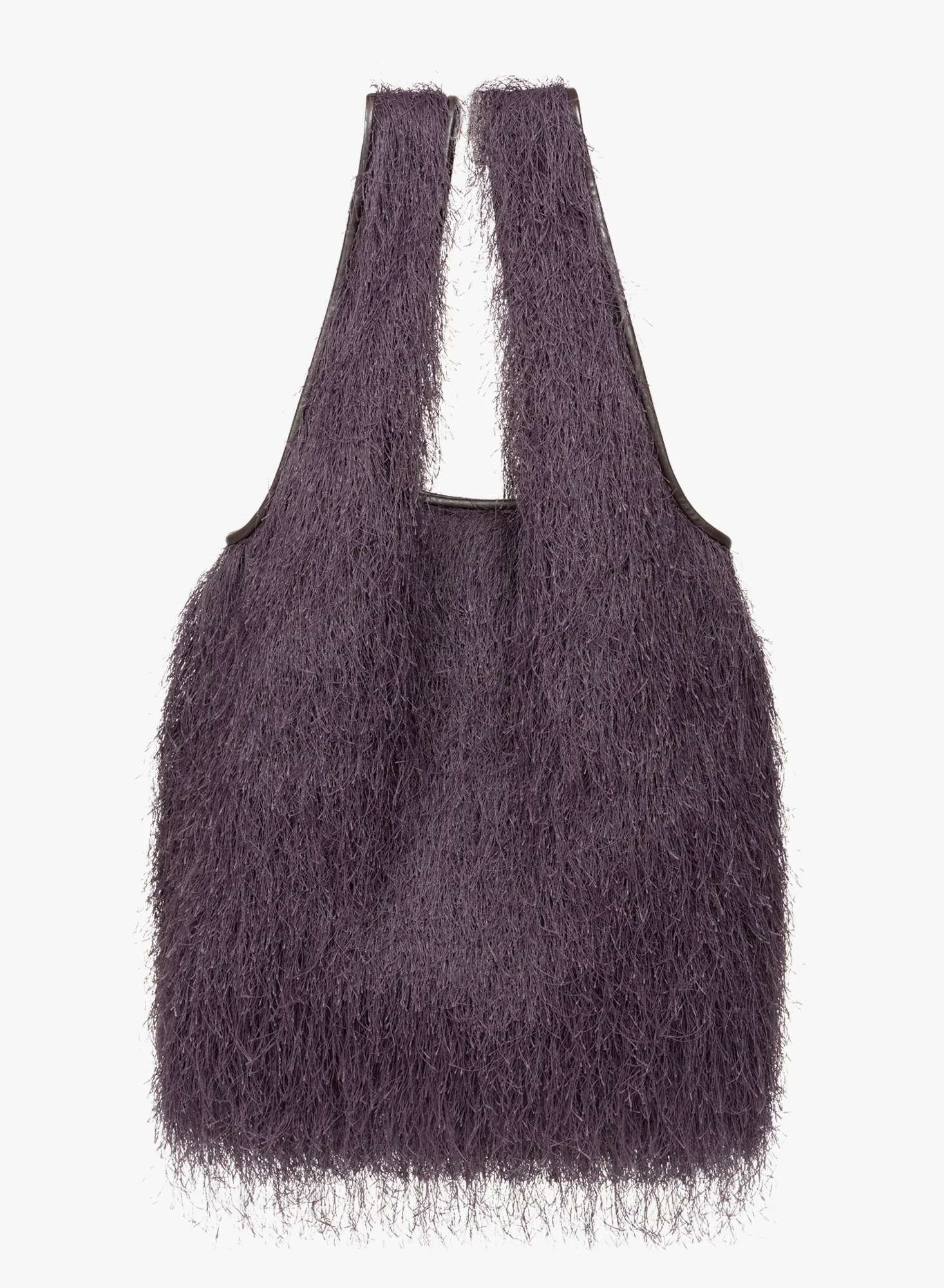 Ruffled tote bag