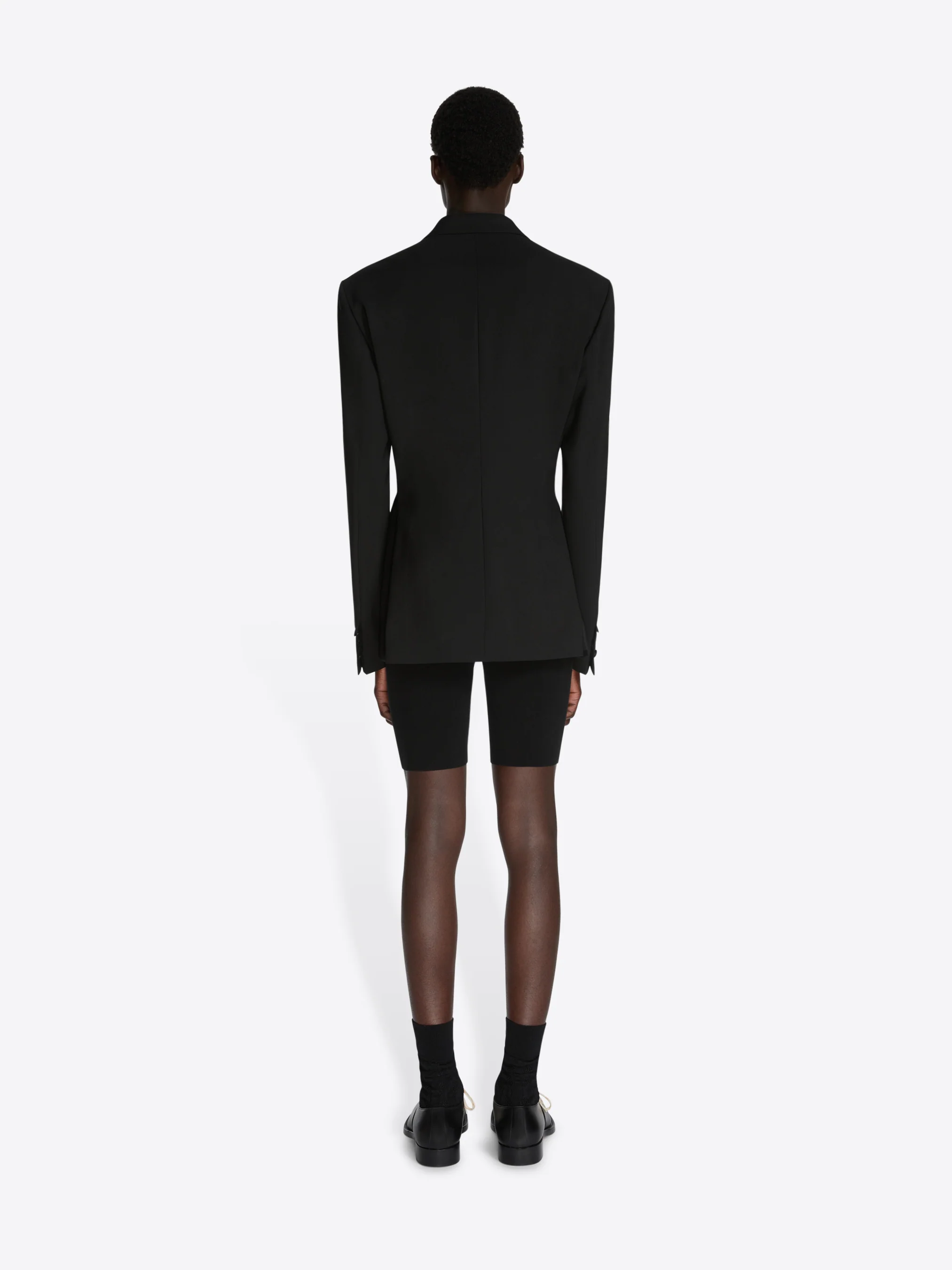 Fitted wool blazer