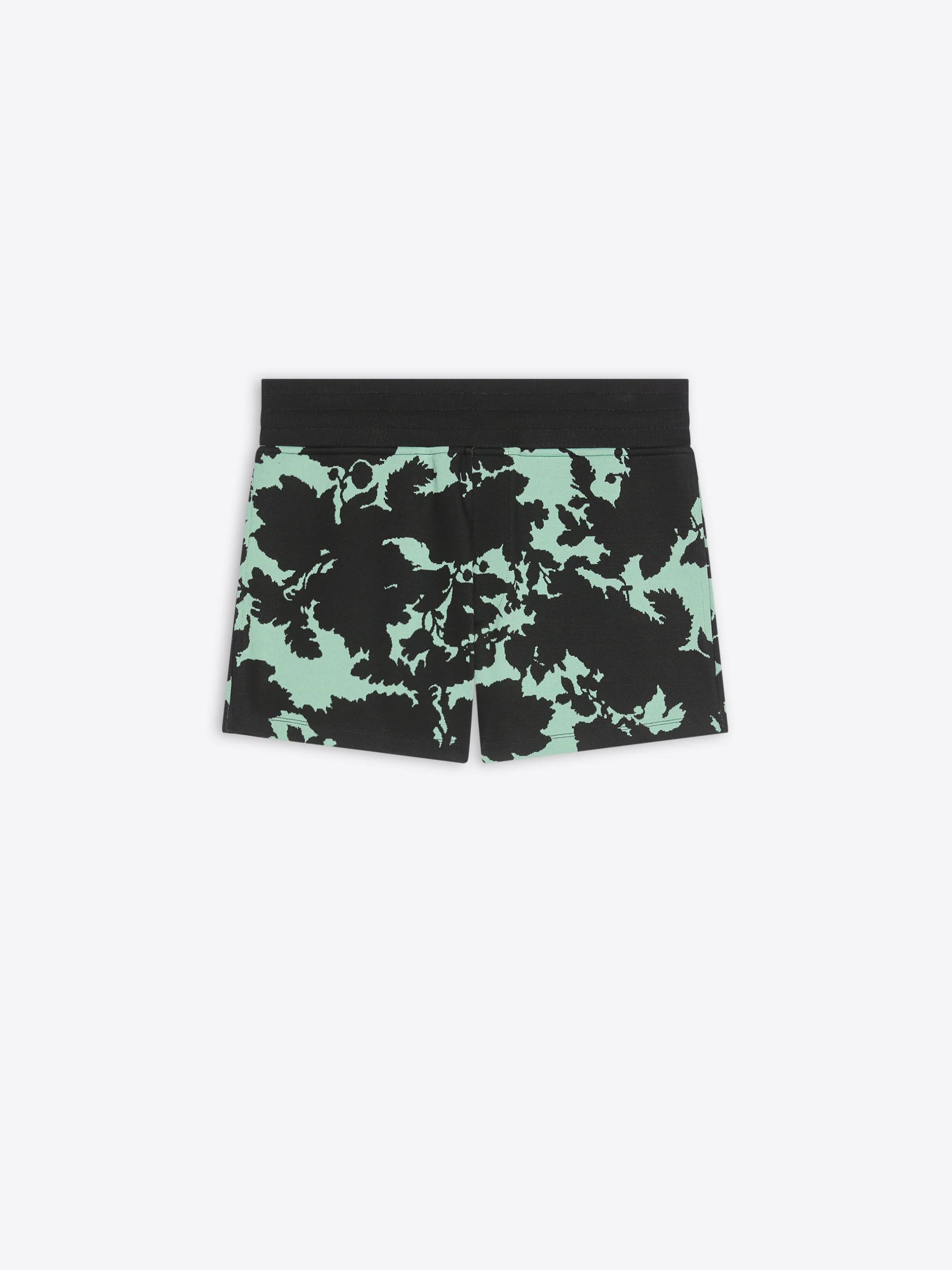 Ribbed jacquard shorts