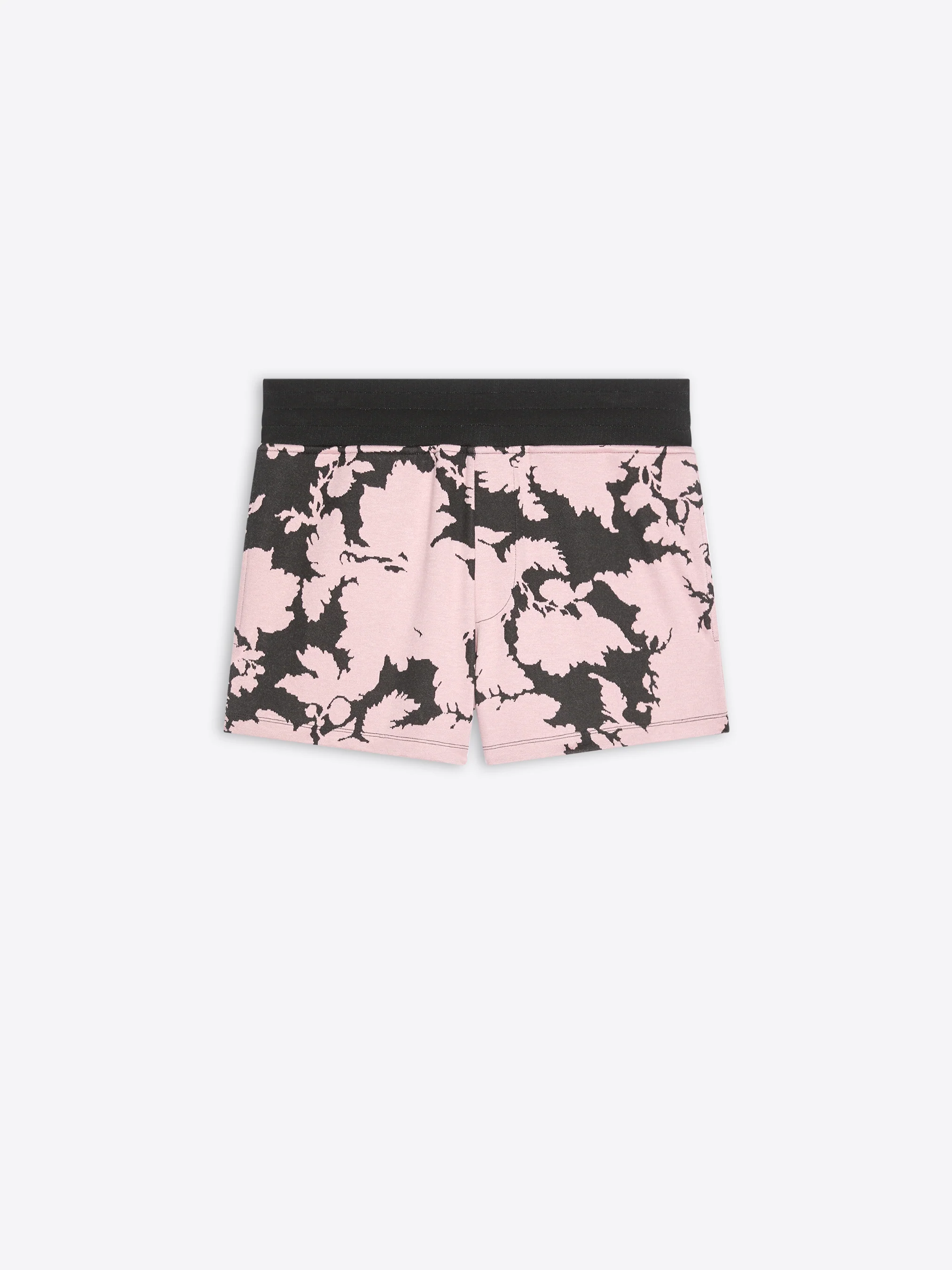Ribbed jacquard shorts