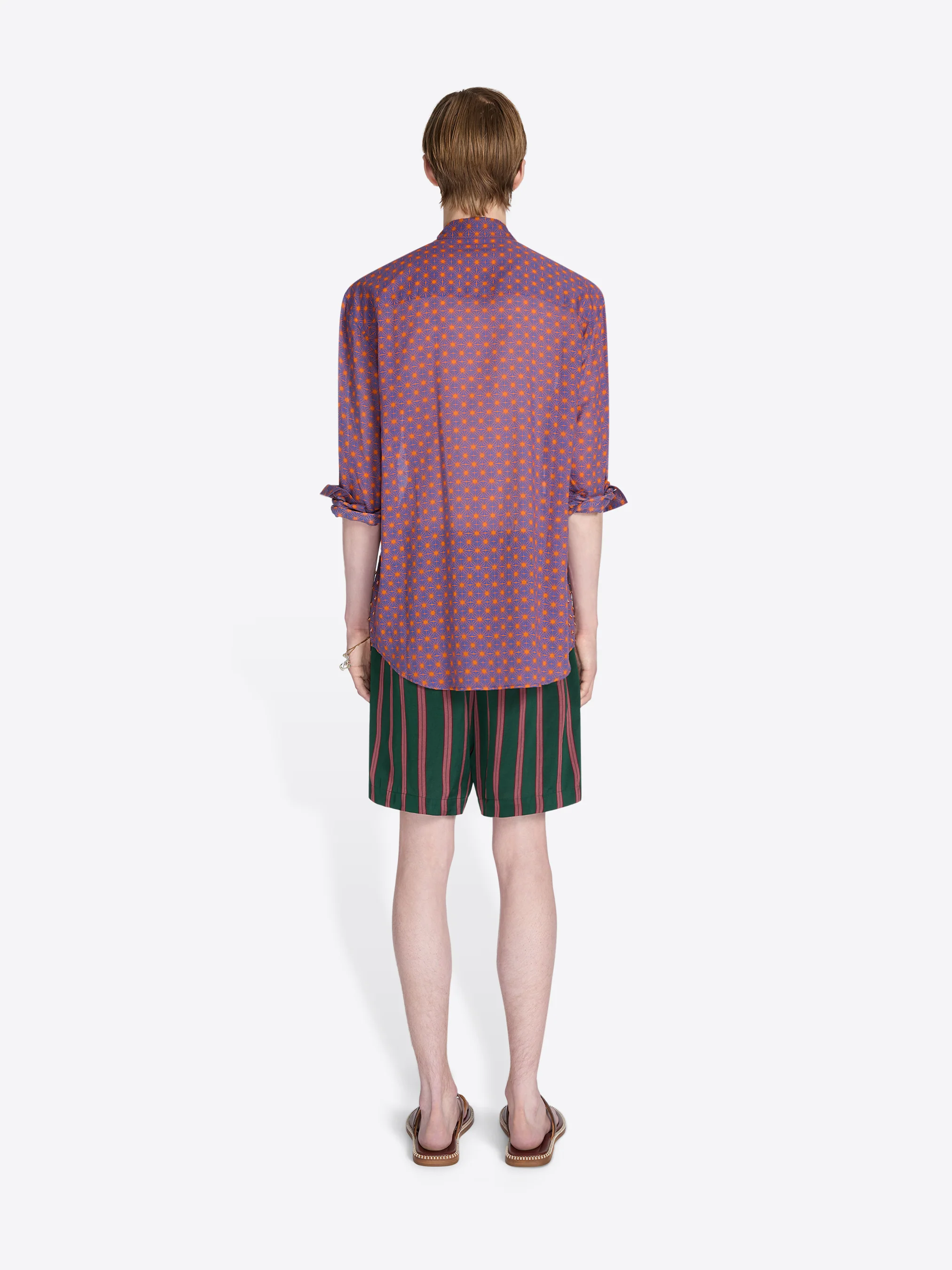 Embroidered cotton shirt