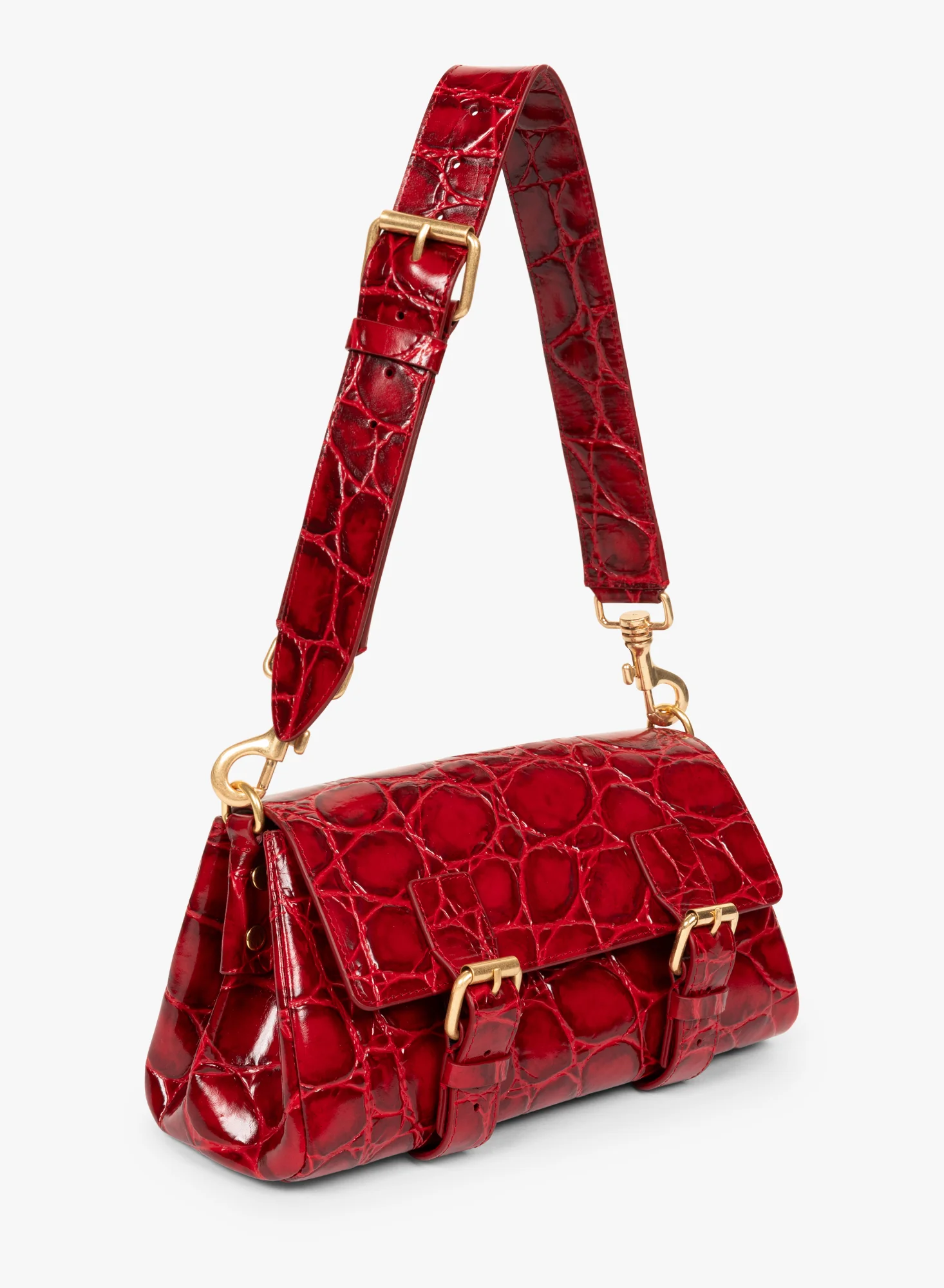Mini leather satchel