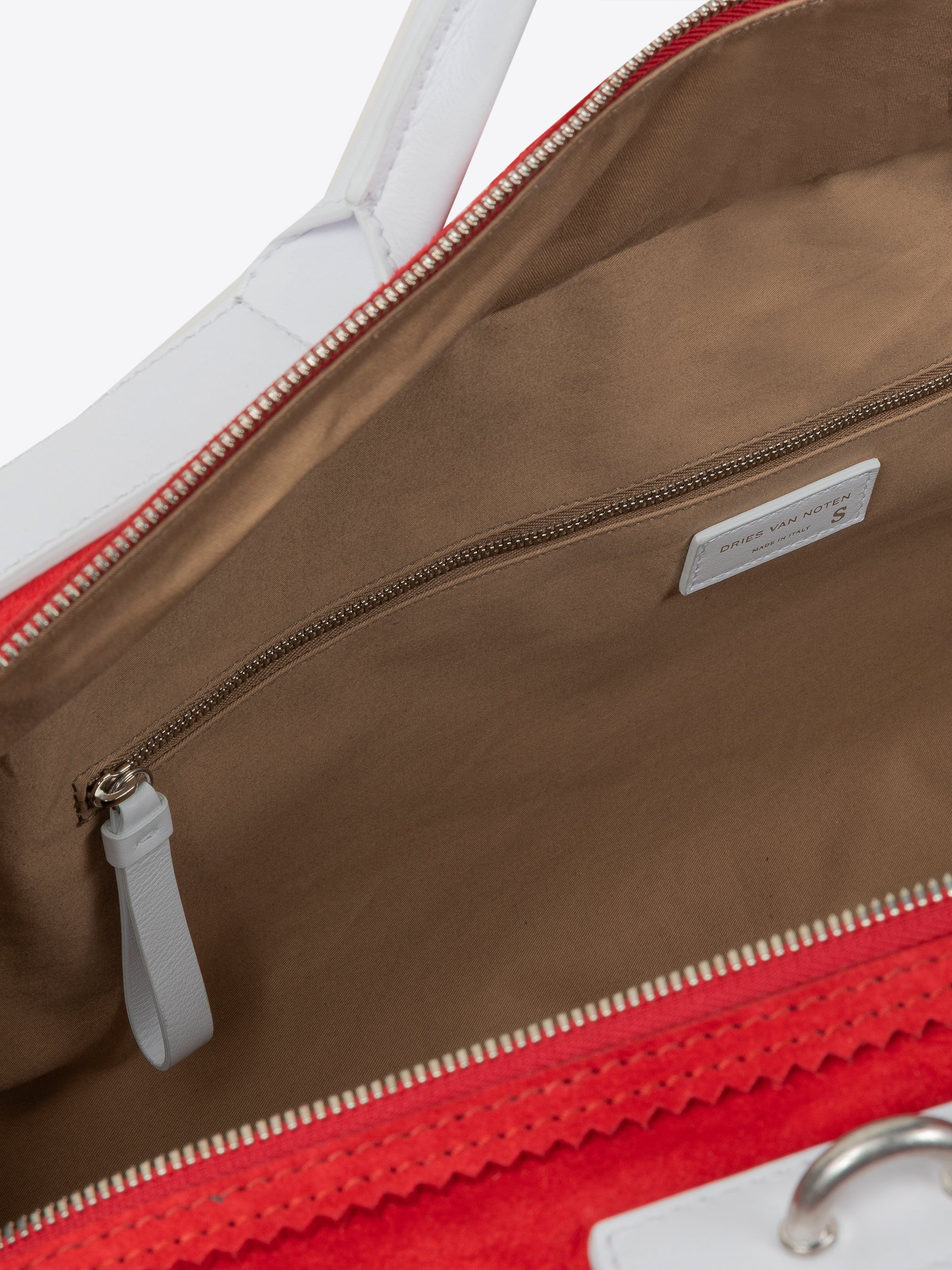 Suede weekend bag
