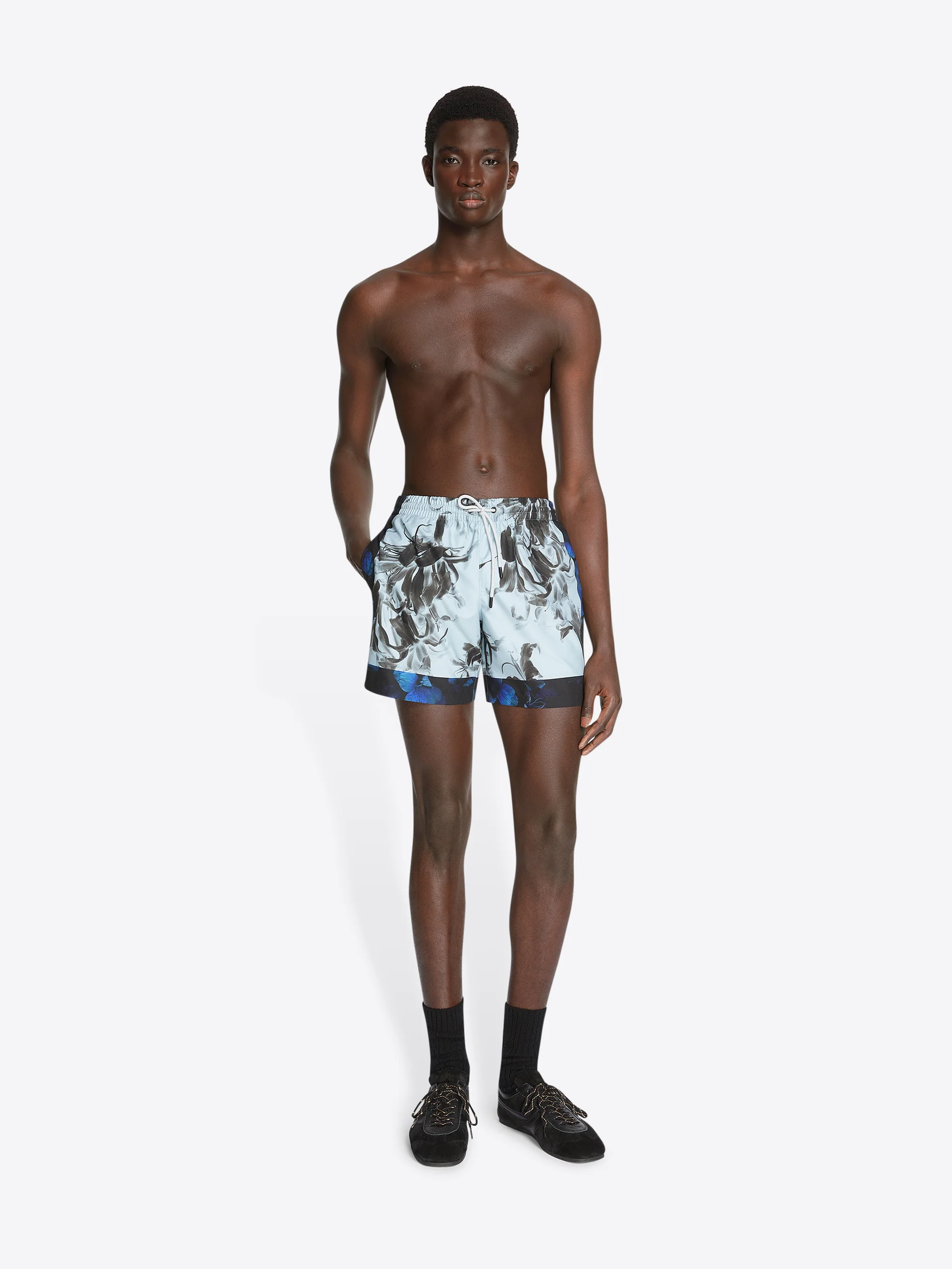 Printed swim shorts