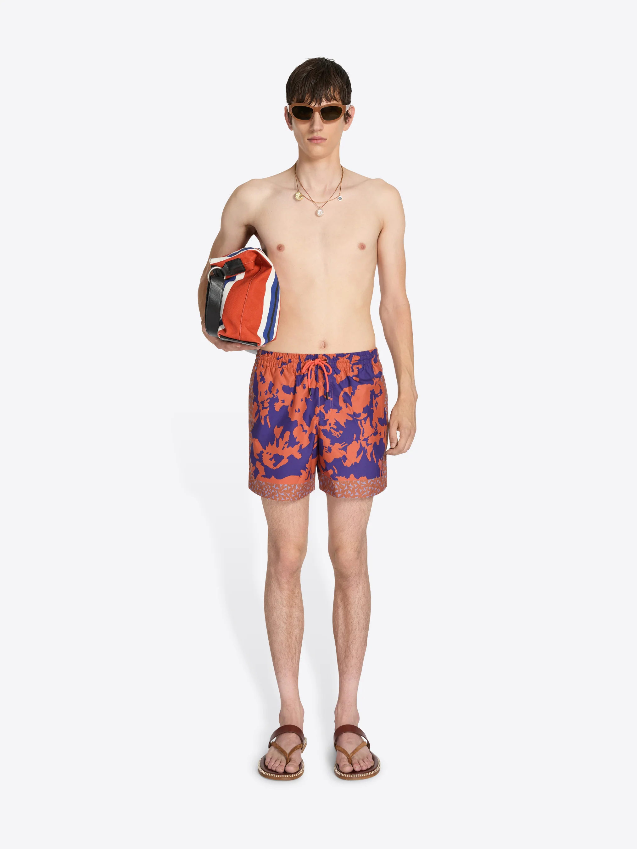 Printed swim shorts