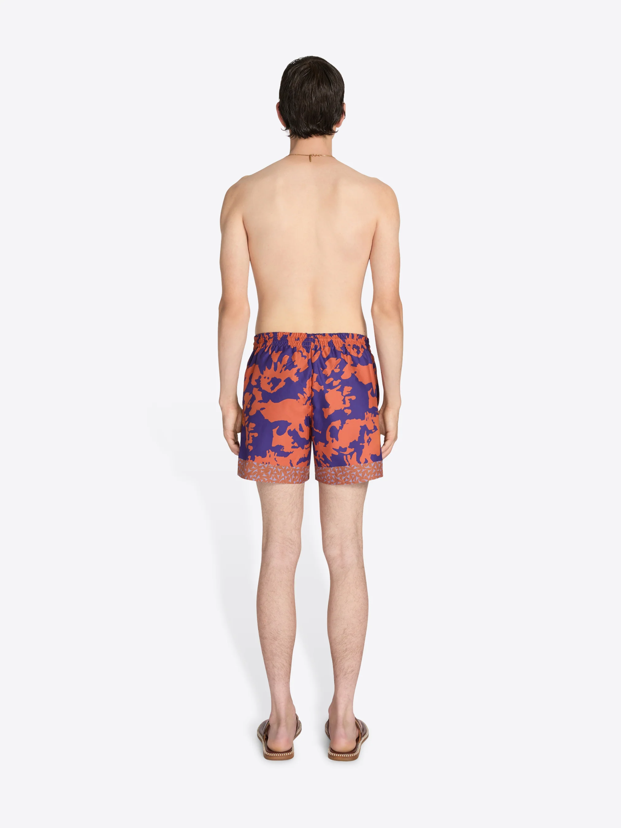 Printed swim shorts
