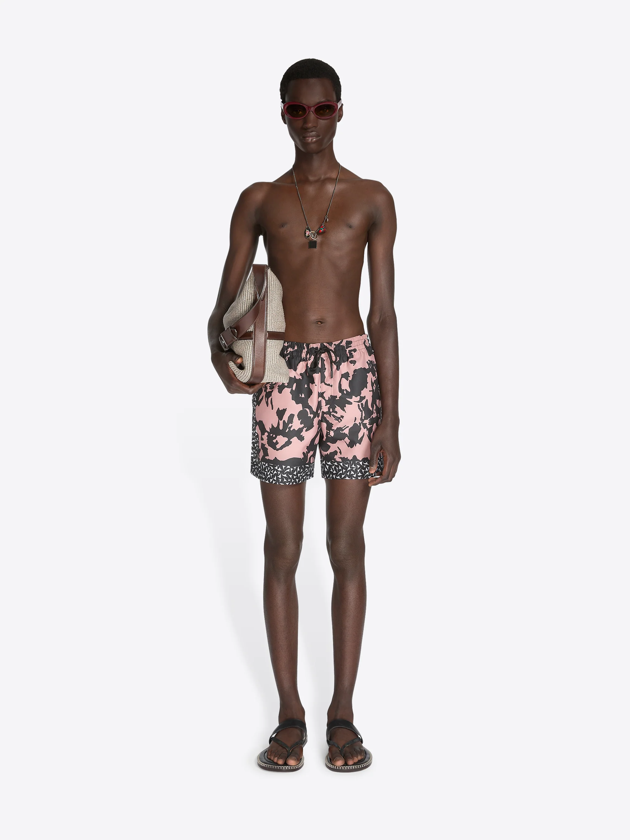 Printed swim shorts
