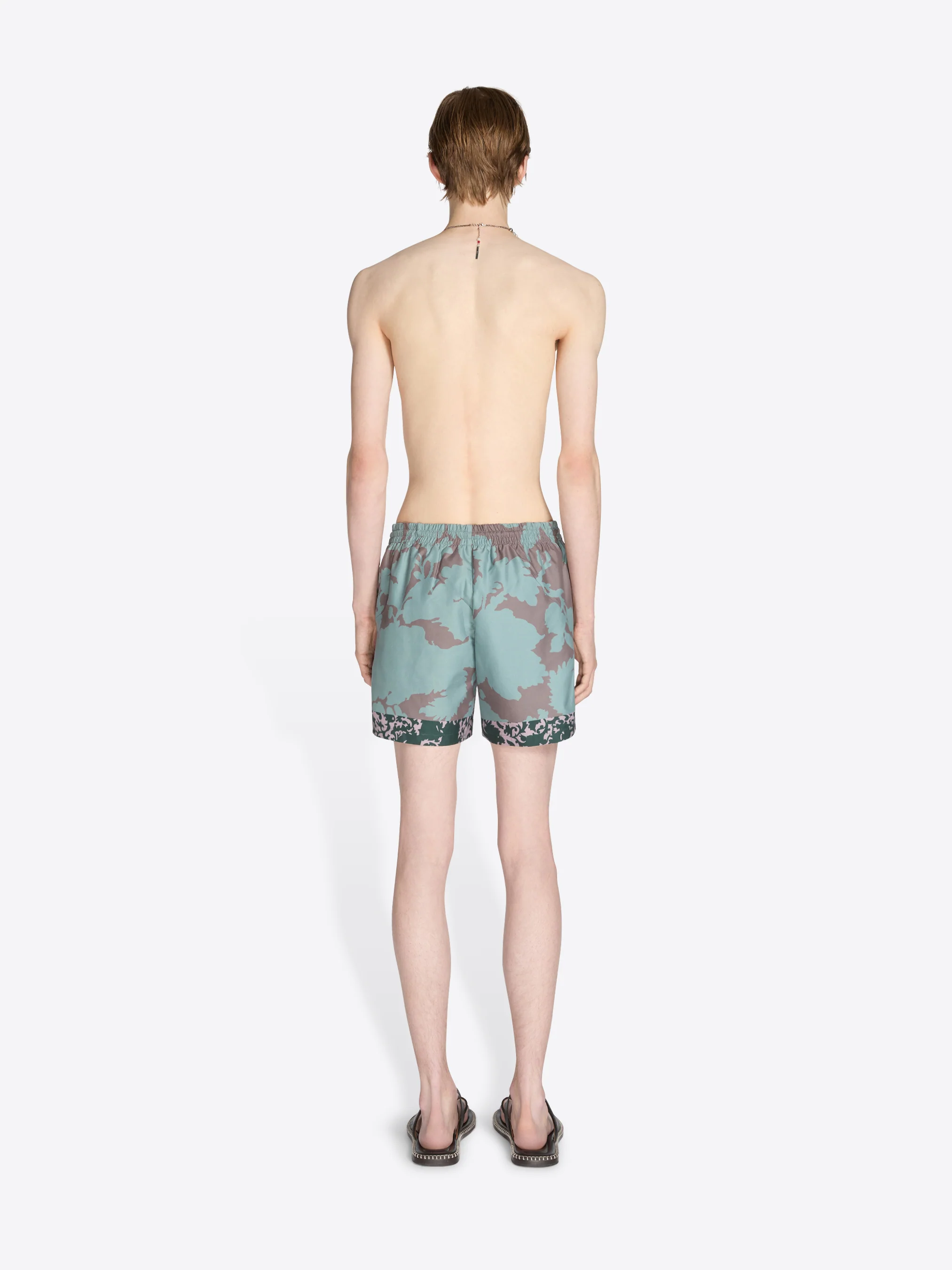 Printed swim shorts