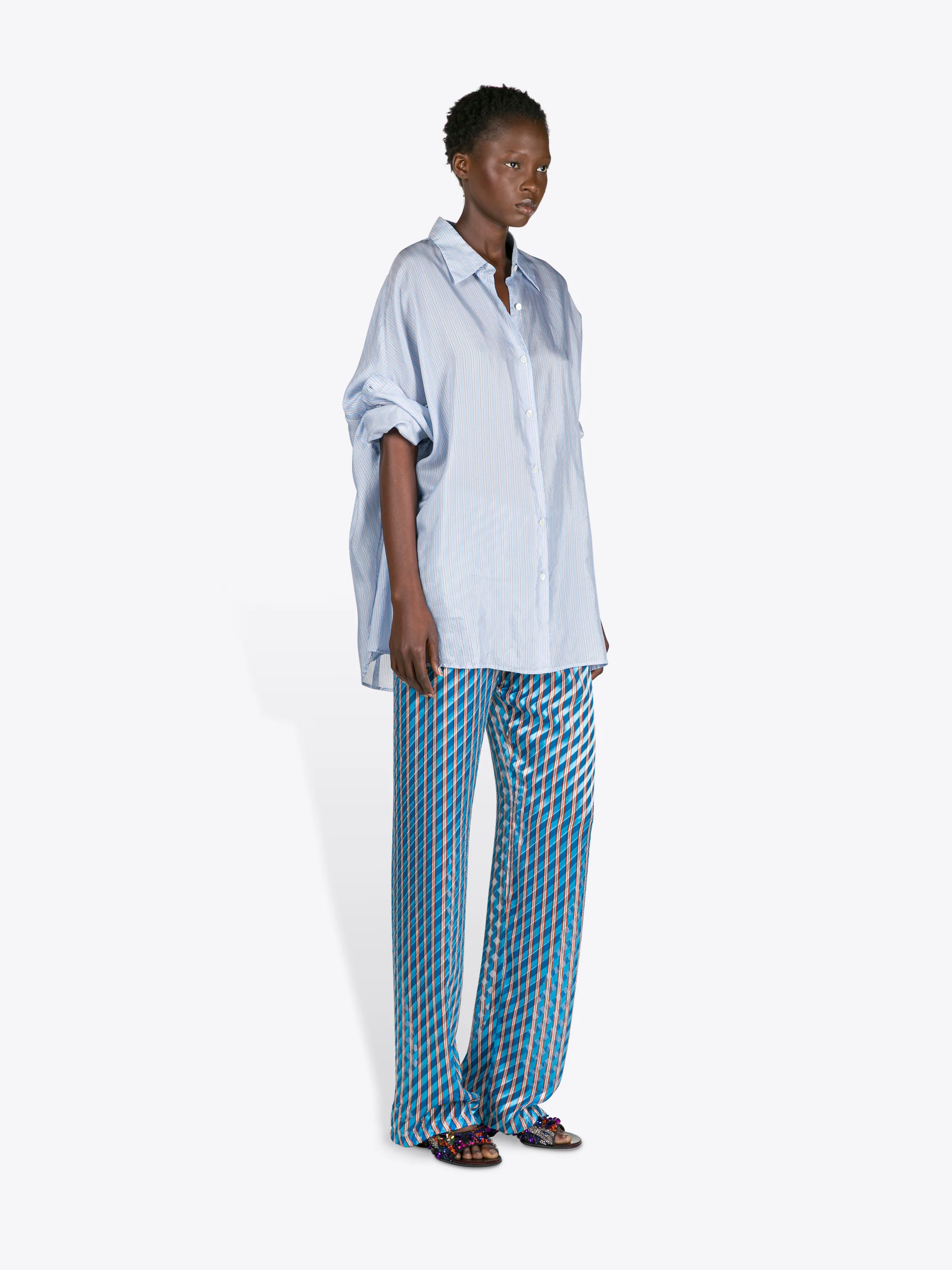 Cotton cocoon shirt