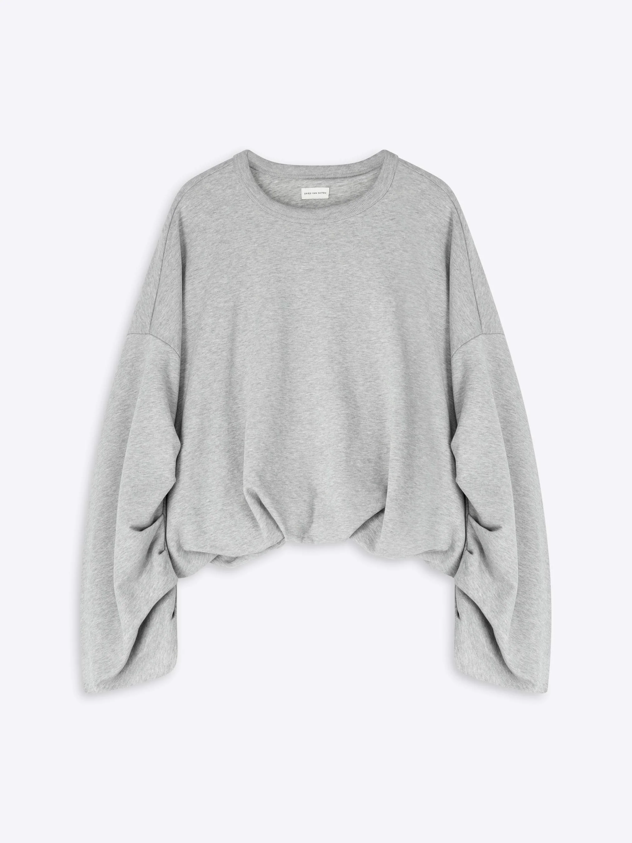 Draped sweatshirt