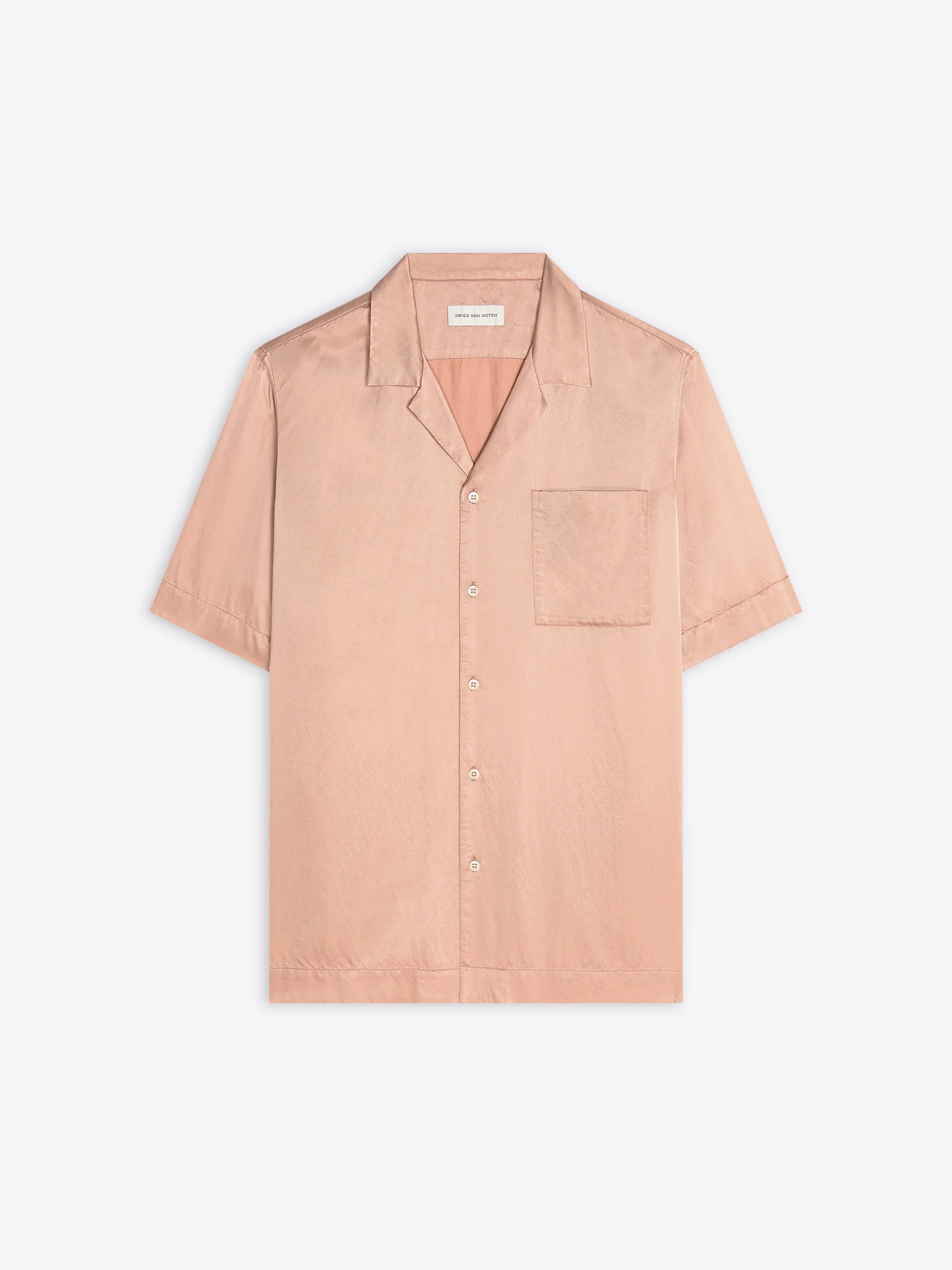 Boxy viscose shirt