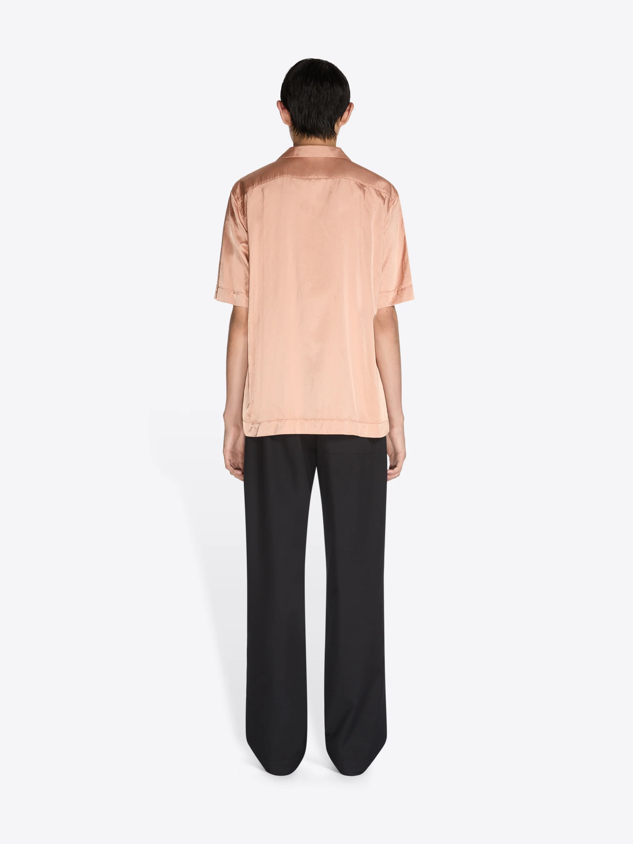 Boxy viscose shirt