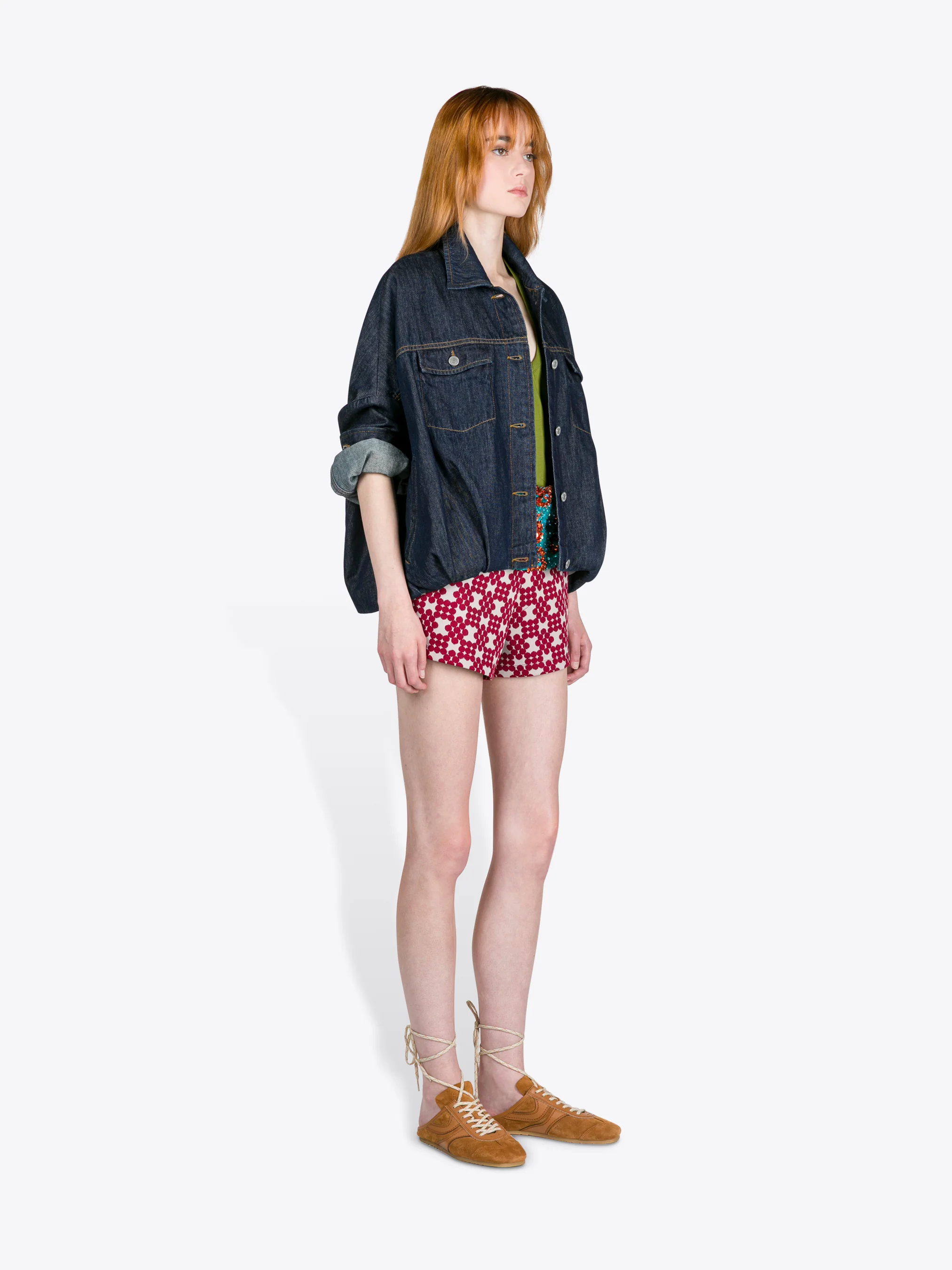 Denim blouson