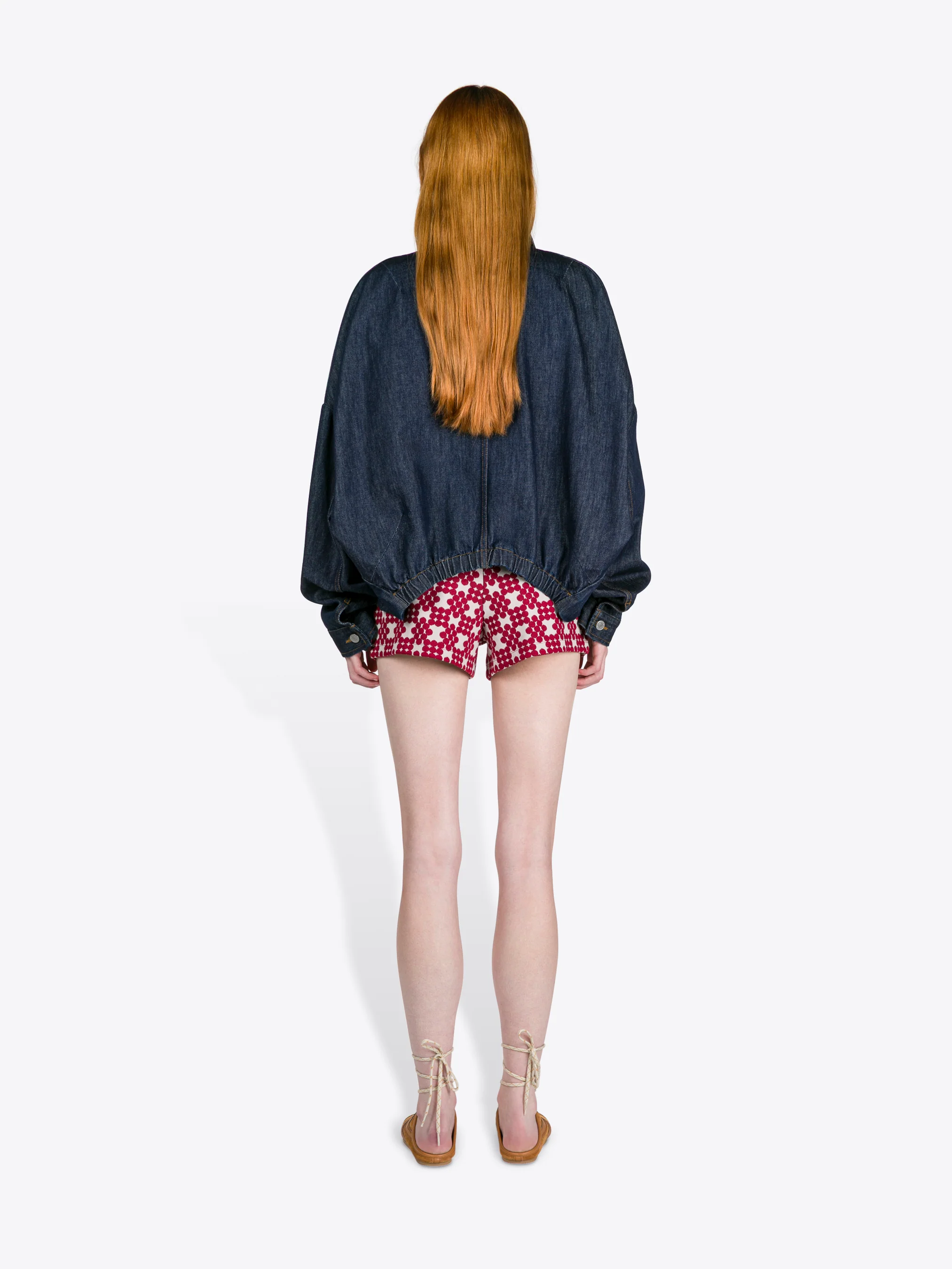 Denim blouson