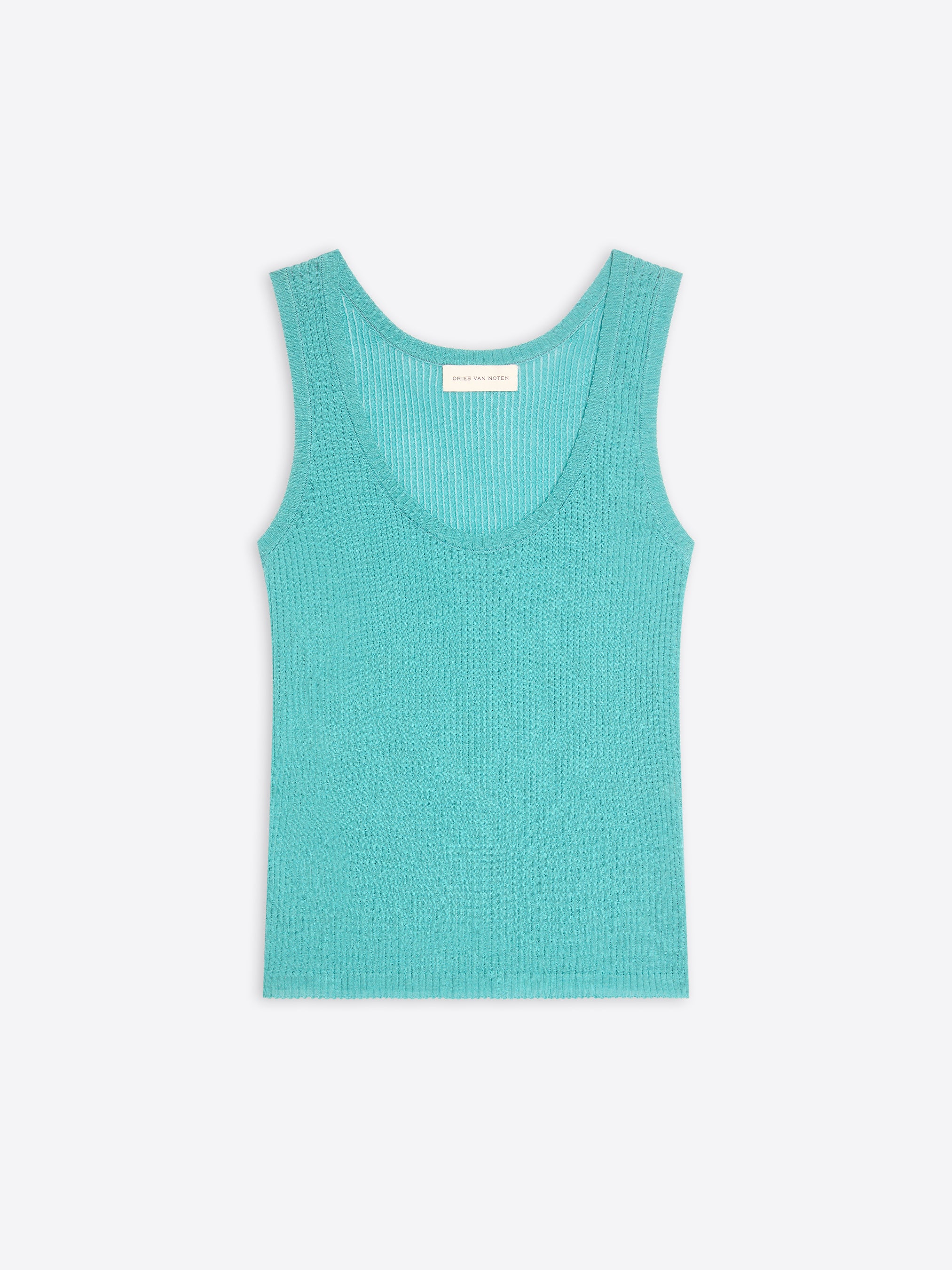 Rib knit tank top